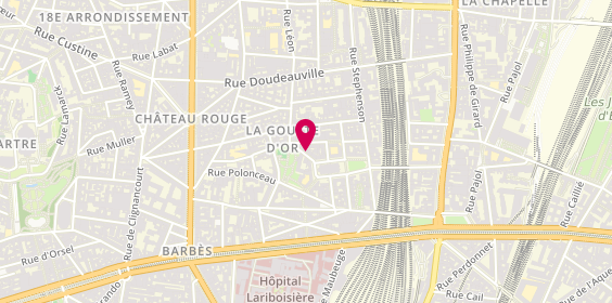Plan de Kbltravel, 12 Rue Saint-Luc, 75018 Paris
