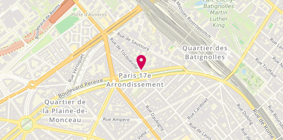 Plan de Libert Voyages, 116 Rue de Tocqueville, 75017 Paris