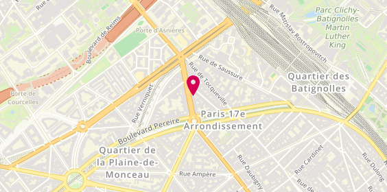 Plan de Tawaf Voyages, 186 Boulevard Malesherbes, 75017 Paris