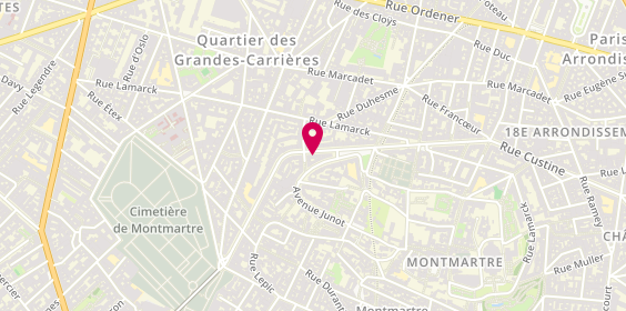 Plan de Selectour, 60 Rue Caulaincourt, 75018 Paris