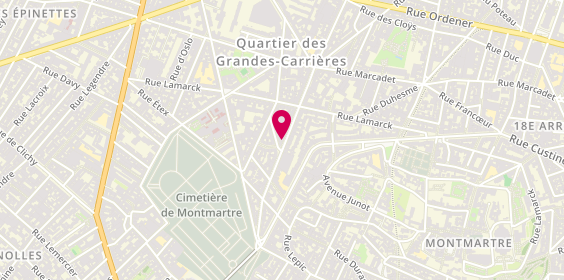 Plan de Selectour, 35 Rue Damrémont, 75018 Paris