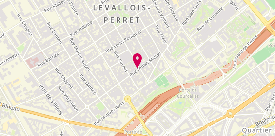 Plan de Jancarthier, 61 Rue Louise Michel, 92300 Levallois-Perret