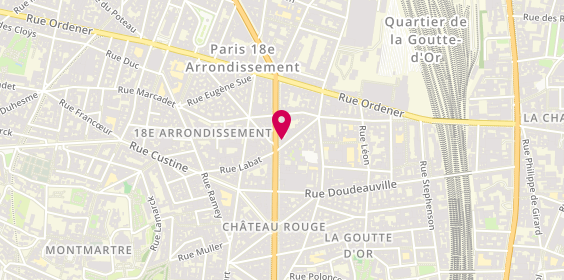 Plan de Fast Track Travel, 78 Boulevard Barbès, 75018 Paris