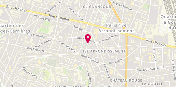 Plan de Vinotrip, 14 Rue Hermel, 75018 Paris