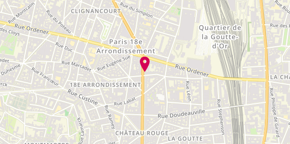 Plan de Selectour Afat, 88 Boulevard Barbès, 75018 Paris