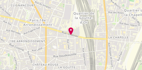 Plan de DZ Voyages, 29 Rue Ordener, 75018 Paris