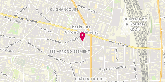 Plan de YATI Voyages, 97 Rue de Clignancourt, 75018 Paris