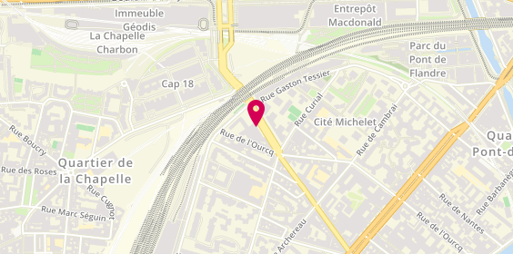 Plan de La Française des Circuits, 249 Rue de Crimée, 75019 Paris