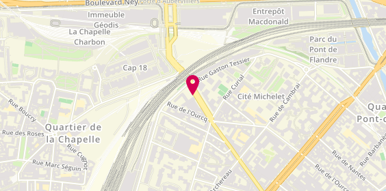 Plan de Jetset Voyages, 249 Rue de Crimée, 75019 Paris