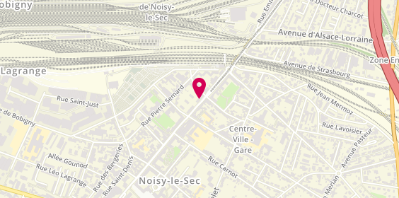 Plan de Noisy VoyagesRestonat Türkiye, 95 Rue Jean Jaurès, 93130 Noisy-le-Sec