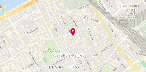 Plan de Odeia, 110 Rue Jules Guesde, 92300 Levallois-Perret