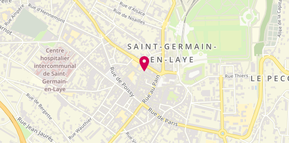 Plan de Mirabilia Voyages, 52 Rue des Louviers, 78100 Saint-Germain-en-Laye