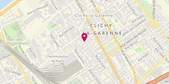 Plan de Far Vacances, 4 Rue Germaine Dir, 92110 Clichy
