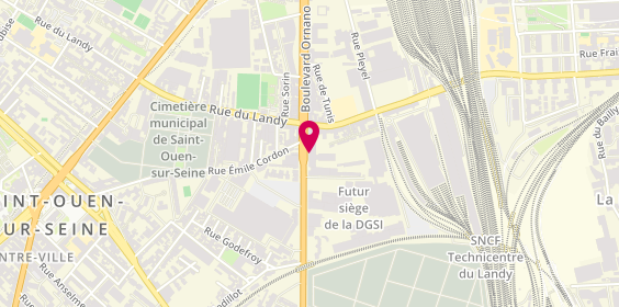 Plan de Belle Planète, 9 avenue Michelet, 93400 Saint-Ouen-sur-Seine