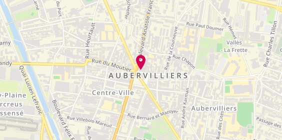 Plan de Astral Tour - Rendez Vous Voyages, 30 Rue du Moutier, 93300 Aubervilliers