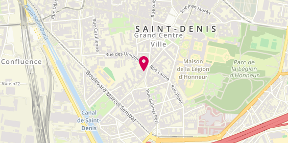 Plan de Ahram Voyages France, 33 Rue Gabriel Péri, 93200 Saint-Denis