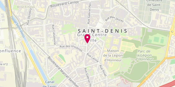 Plan de Jancarthier Voyages, 60 Rue Gabriel Péri, 93200 Saint-Denis