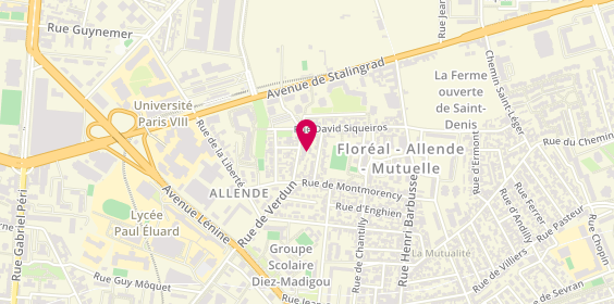 Plan de Selectour - Lucrèce Voyages, 16 Rue de Boulogne, 93200 Saint-Denis