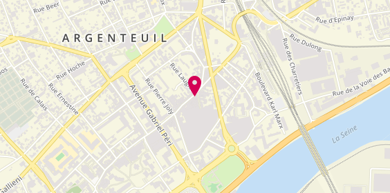 Plan de Agence de voyage Fram ARGENTEUIL, 33 Rue Paul Vaillant Couturier, 95100 Argenteuil