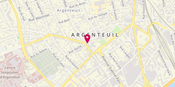 Plan de Neom Voyages, 62 Rue Antonin Georges Belin, 95100 Argenteuil