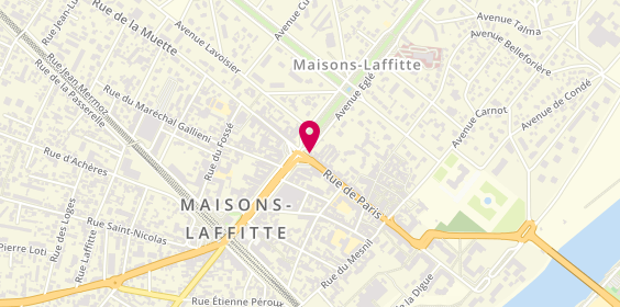 Plan de Esprit de voyages Maisons-Laffitte, 72 Rue de Paris, 78600 Maisons-Laffitte