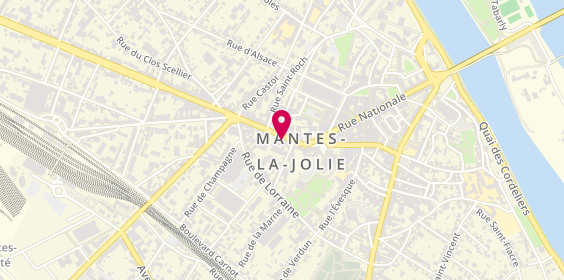 Plan de Salaün Holidays Mantes-la-Jolie, 11 avenue de la République, 78200 Mantes-la-Jolie