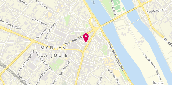 Plan de Voyages Paris Normandie, 5-7 Rue Marie et Robert Dubois, 78200 Mantes-la-Jolie