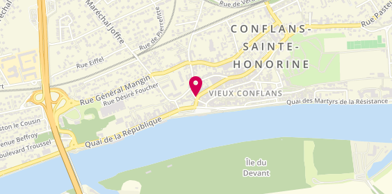 Plan de Univairmer Lcc Voyages, 7 Rue Maurice Berteaux, 78700 Conflans-Sainte-Honorine