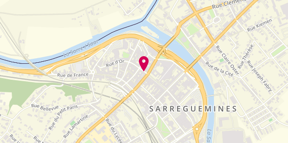Plan de Voyages Mugler Rigenbach, 3 Rue de Verdun, 57200 Sarreguemines