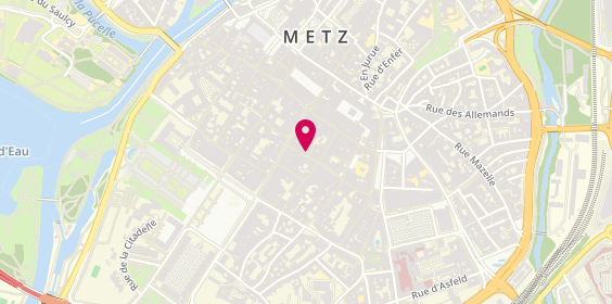 Plan de ROYER VOYAGES Metz : Voyages en autocars, avions, croisières, 12 en Chaplerue, 57000 Metz