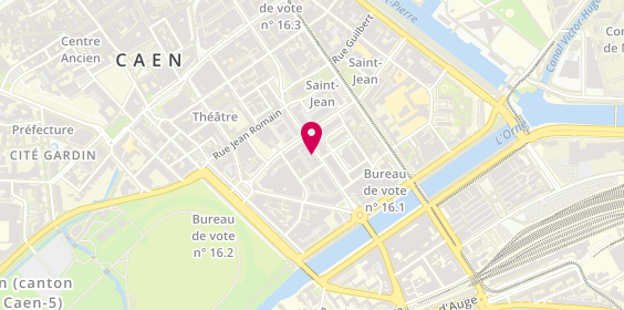 Plan de Havas Voyages, 162 Rue Saint-Jean, 14000 Caen
