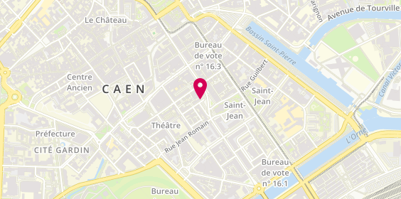 Plan de Havas Voyages, 82 Rue Saint-Jean, 14000 Caen