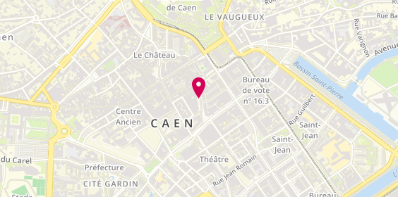 Plan de Galeries Lafayette Voyages, 108 Boulevard Marechal Leclerc, 14000 Caen