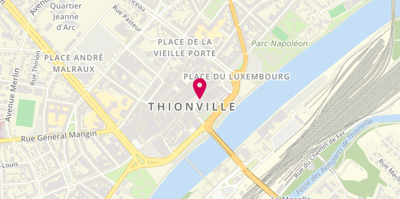 Plan de Havas Voyages, 35 place Anne Grommerch, 57100 Thionville