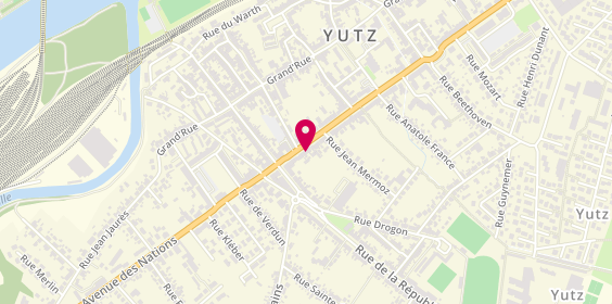Plan de Equatour Voyages - Luxair Tours - Yutz, 55 avenue des Nations, 57970 Yutz