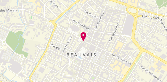 Plan de Havas Voyages, 21 Rue Saint-Pierre, 60000 Beauvais