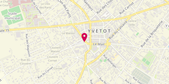 Plan de Esprit Voyages sur rendez-vous, 1 Rue Edmond Labbé, 76190 Yvetot