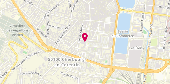 Plan de Havas Voyages, 50 Boulevard Robert Schuman, 50100 Cherbourg-en-Cotentin