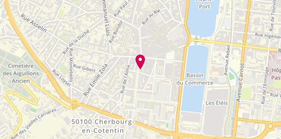 Plan de Les Vacances d'Anita, 19 Bis Boulevard Robert Schuman, 50100 Cherbourg-en-Cotentin