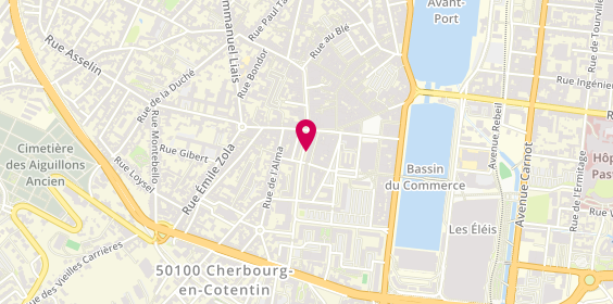 Plan de Vikings Voyages, 17 Rue Jules Dufresne, 50100 Cherbourg-en-Cotentin
