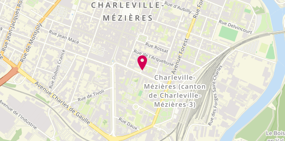 Plan de Monde Actuel Voyages, 17 avenue Jean Jaurès, 08000 Charleville-Mézières