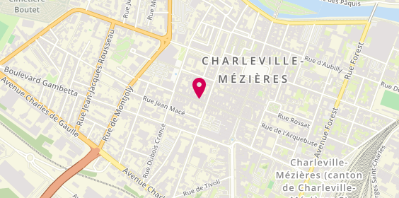 Plan de Havas Voyages, 46 Rue Bourbon, 08000 Charleville-Mézières