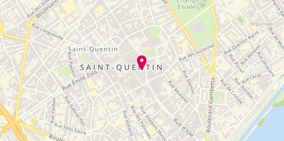 Plan de Nouvelles Frontieres, 12 Rue de Lyon, 02100 Saint-Quentin