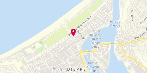 Plan de Tourist Service, 18 Rue Duquesne, 76200 Dieppe