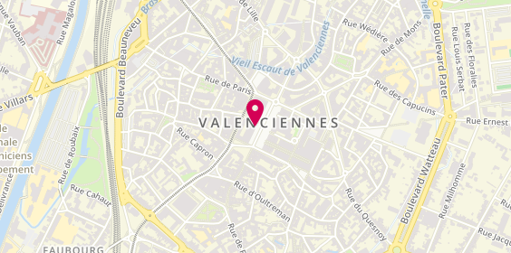 Plan de CAP 5 Voyages Valenciennes, 27 Pl. d'Armes, 59300 Valenciennes