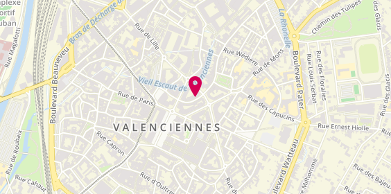 Plan de Havas Voyages, 27 Rue Saint-Géry, 59300 Valenciennes