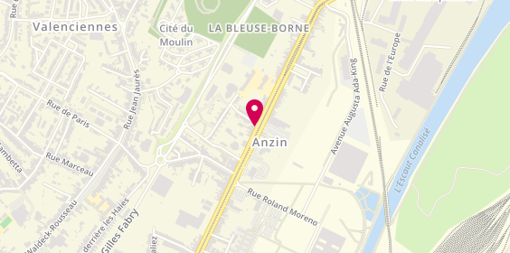 Plan de Asfar Mtv, 242 Rue Jean Jaurès, 59410 Anzin