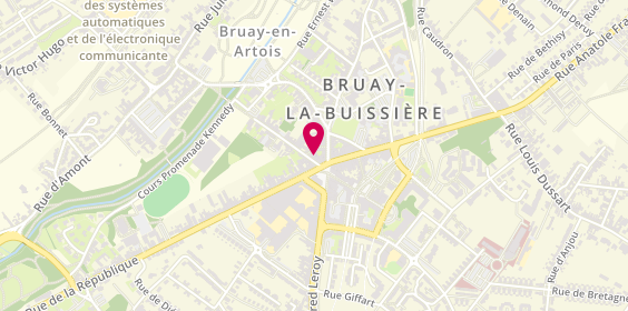 Plan de Syndicat d'Initiative Bruay et Environs, 32 Rue Henri Hermant, 62700 Bruay-la-Buissière
