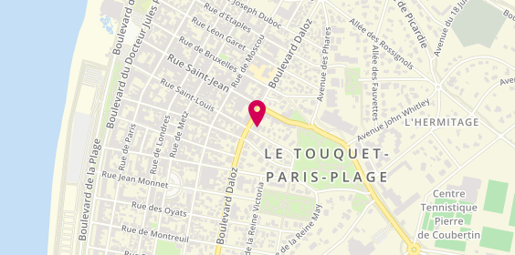 Plan de Cap 5 Voyages le Touquet, Residence Alexandra
39 Boulevard Daloz, 62520 Le Touquet-Paris-Plage