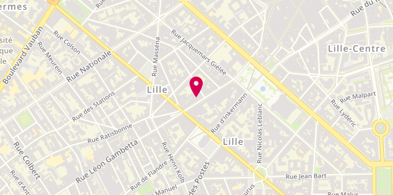 Plan de Amphitrite, 72 Rue Léon Gambetta, 59800 Lille